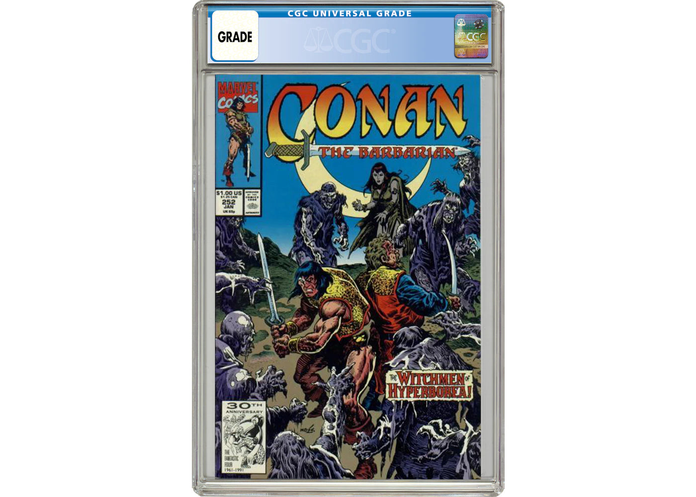 Marvel Conan the Barbarian (1970 Marvel) #252 Comic Book CGC Graded