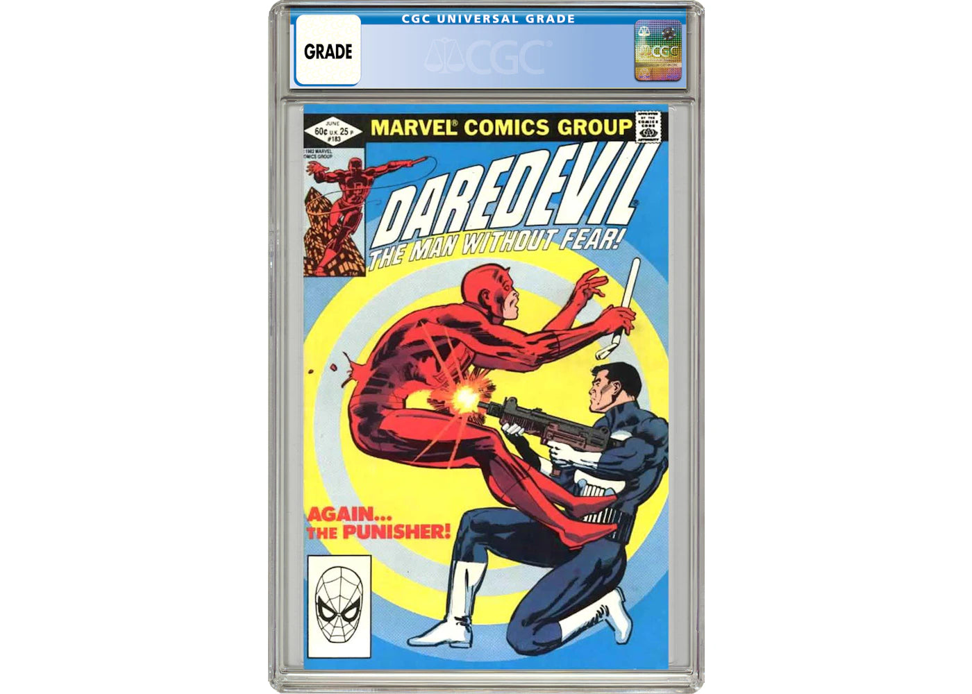 Marvel Daredevil #183 (Punisher App.) Comic Book CGC Graded