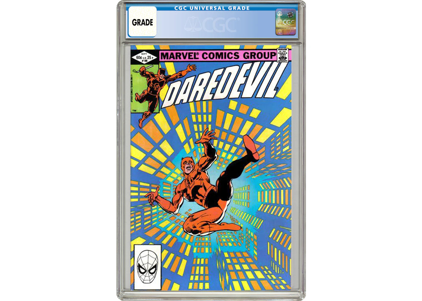 Marvel Daredevil #186 Comic Book CGC Graded