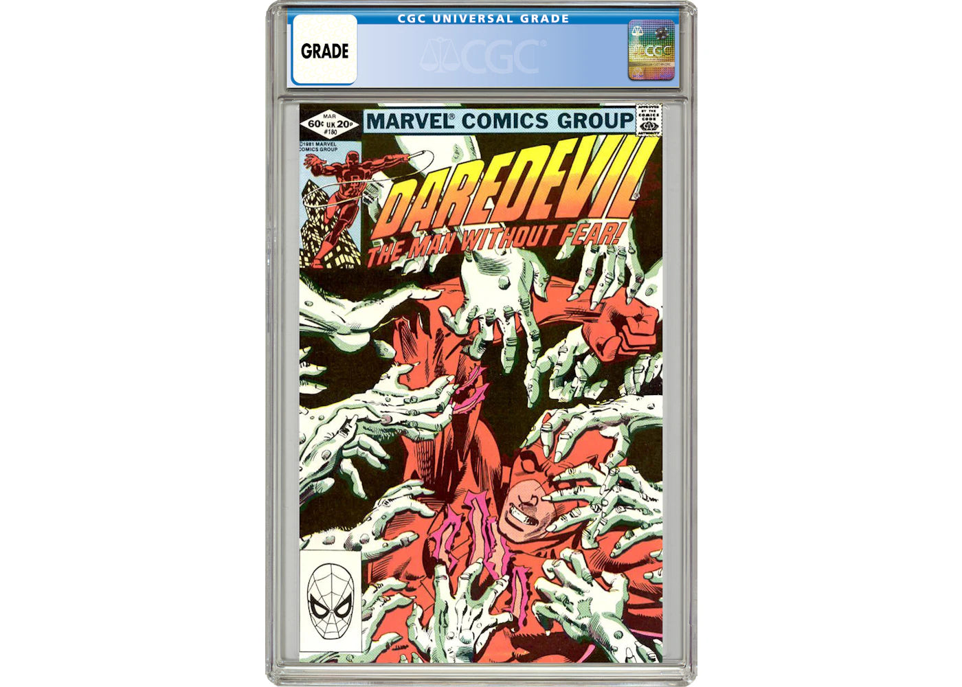 Marvel Daredevil (1964 1st Series) #180 Comic Book CGC Graded