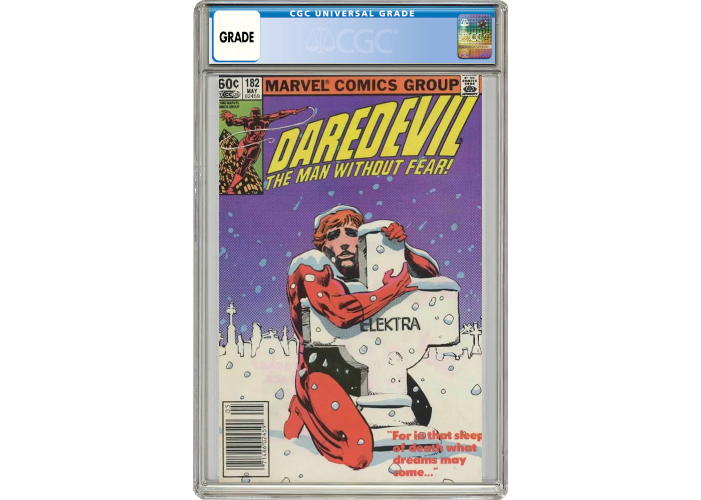 Marvel Daredevil (1964 1st Series) #182 Comic Book CGC Graded