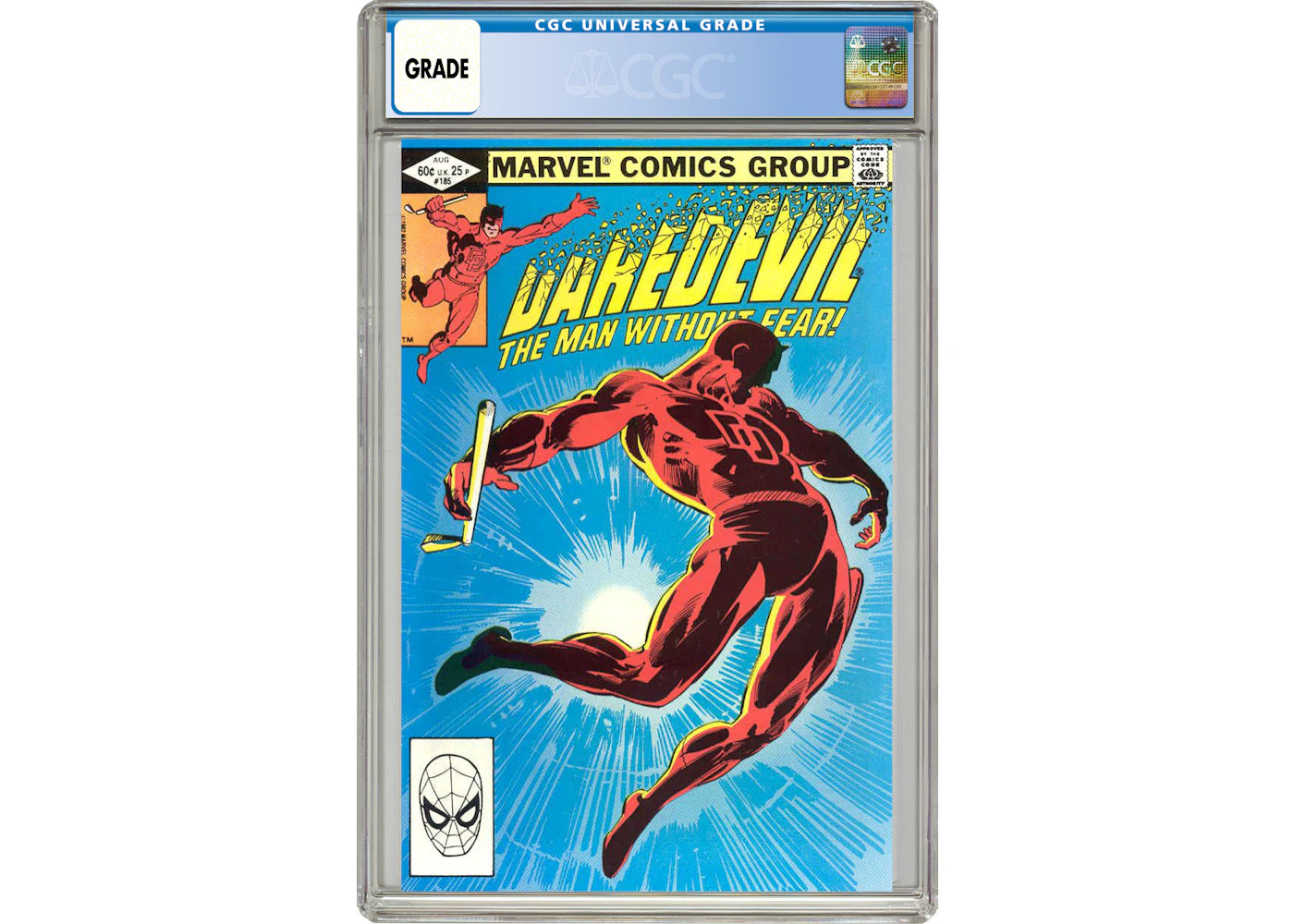 Marvel Daredevil (1964 1st Series) #185 Comic Book CGC Graded