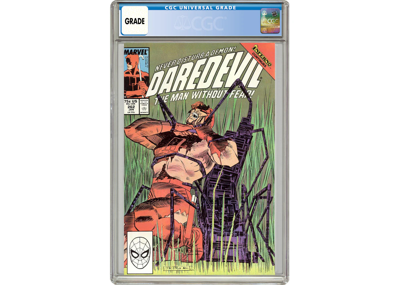Marvel Daredevil (1964 1st Series) #262 Comic Book CGC Graded