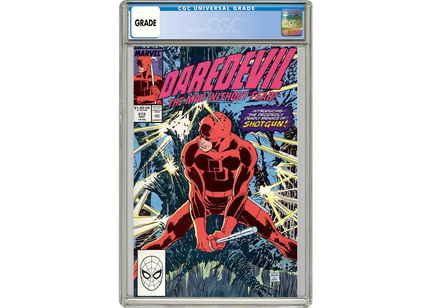 Marvel Daredevil (1964 1st Series) #272 Comic Book CGC Graded