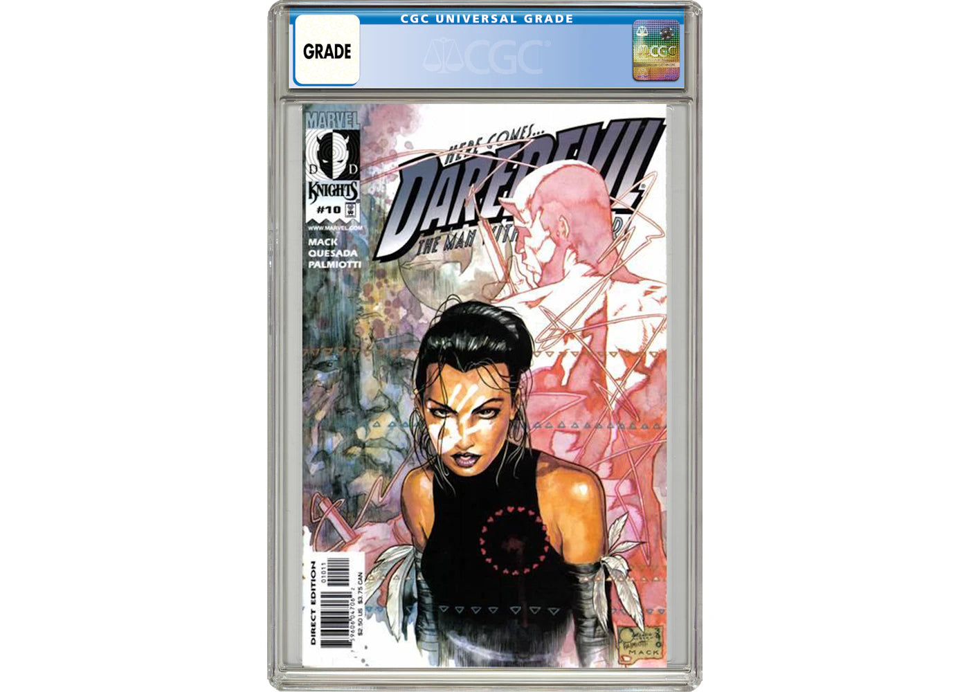 Marvel Daredevil (1998 2nd Series) #10 Comic Book CGC Graded