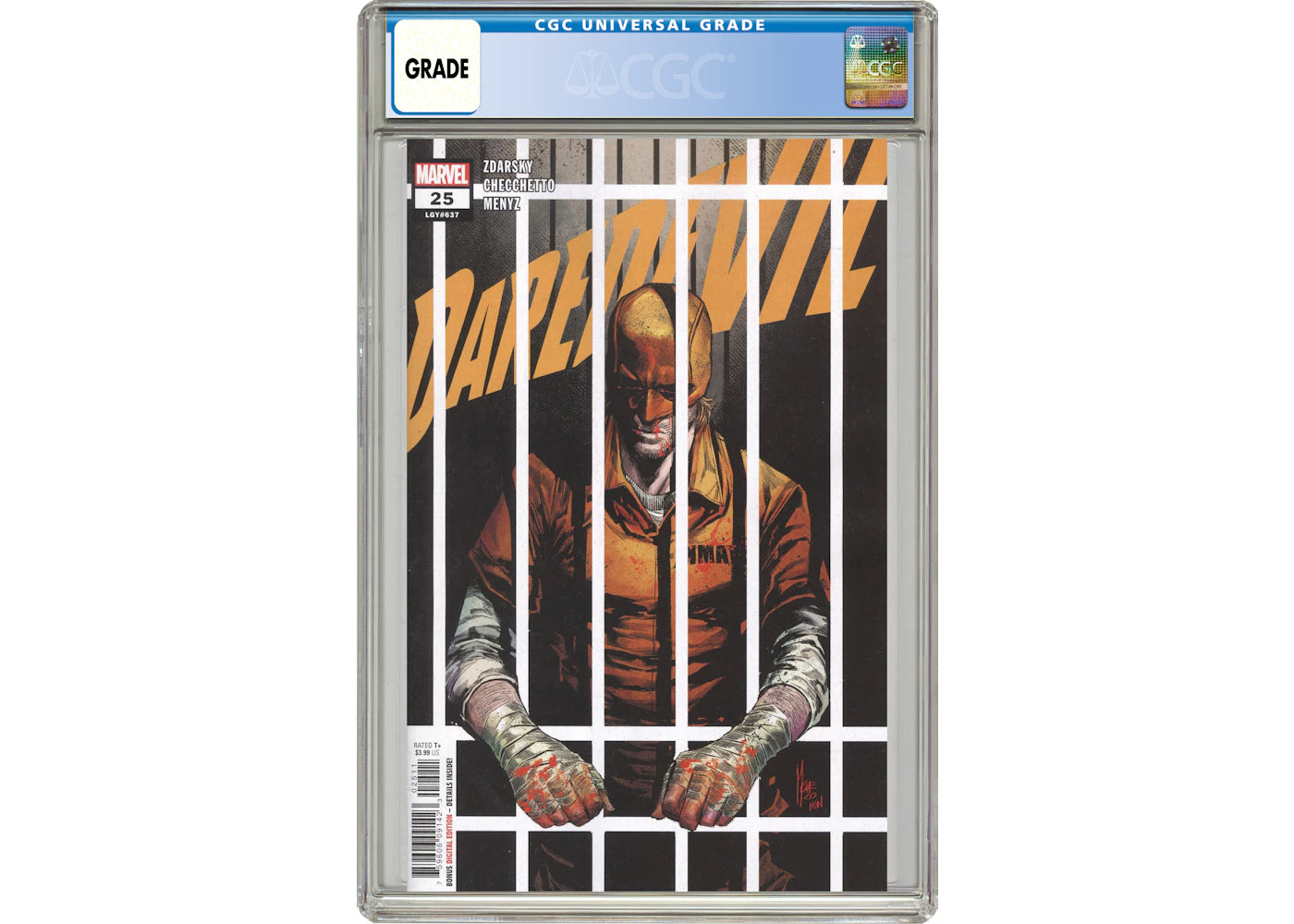 Marvel Daredevil (2019 #7th Series) #25A Comic Book CGC Graded