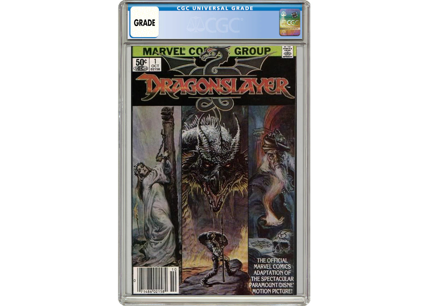 Marvel Dragonslayer (1981) #1 Comic Book CGC Graded