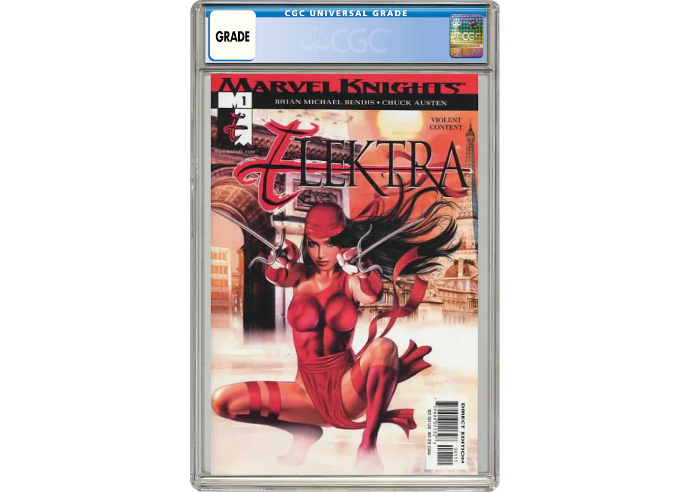 Marvel Elektra (2001 2nd Series) #1 Comic Book CGC Graded