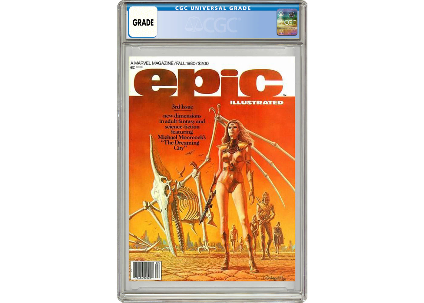 Marvel Epic Illustrated (1980 Magazine) #3 Comic Book CGC Graded