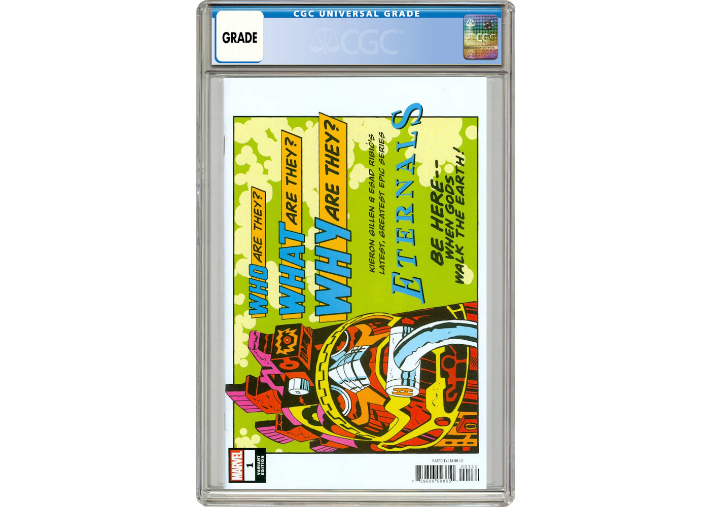 Marvel Eternals (2021 5th Series Marvel) #1RI.H Comic Book CGC Graded