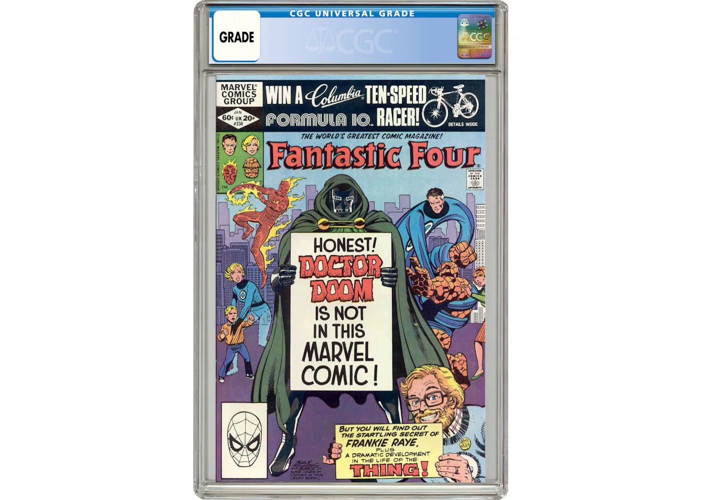 Marvel Fantastic Four (1961 1st Series) #238 Comic Book CGC Graded
