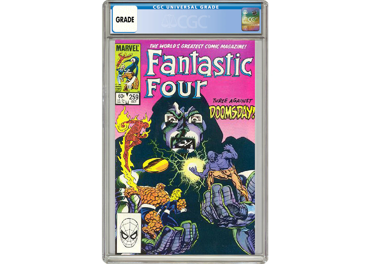 Marvel Fantastic Four (1961 1st Series) #259 Comic Book CGC Graded