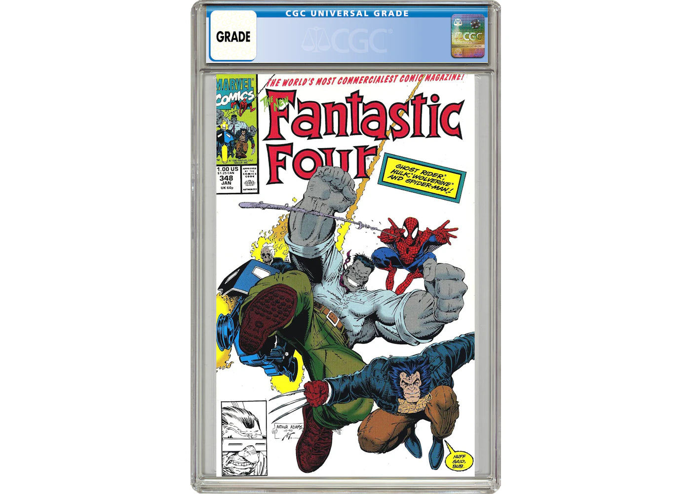 Marvel Fantastic Four (1961 1st Series) #348 Comic Book CGC Graded