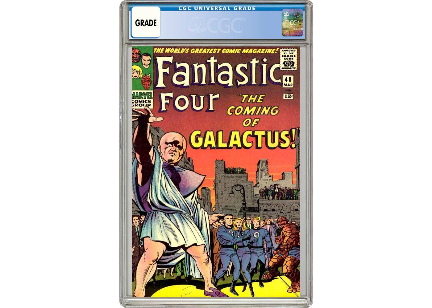 Marvel Fantastic Four #48 (1st App. of Galactus and Silver Surfer) Comic Book CGC Graded