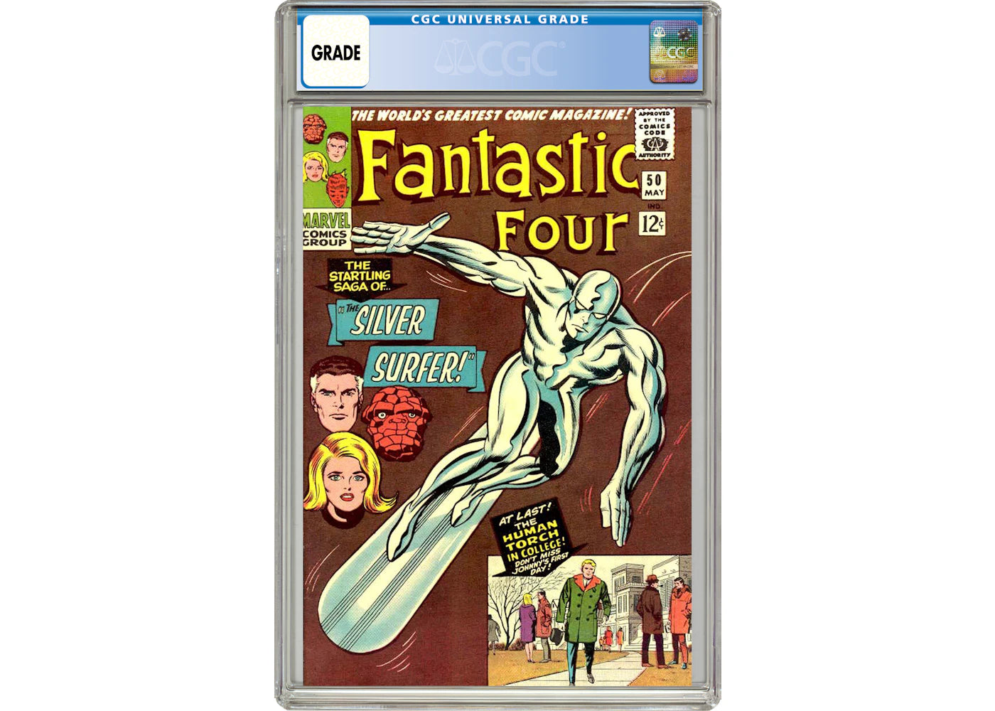 Marvel Fantastic Four #50 Comic Book CGC Graded