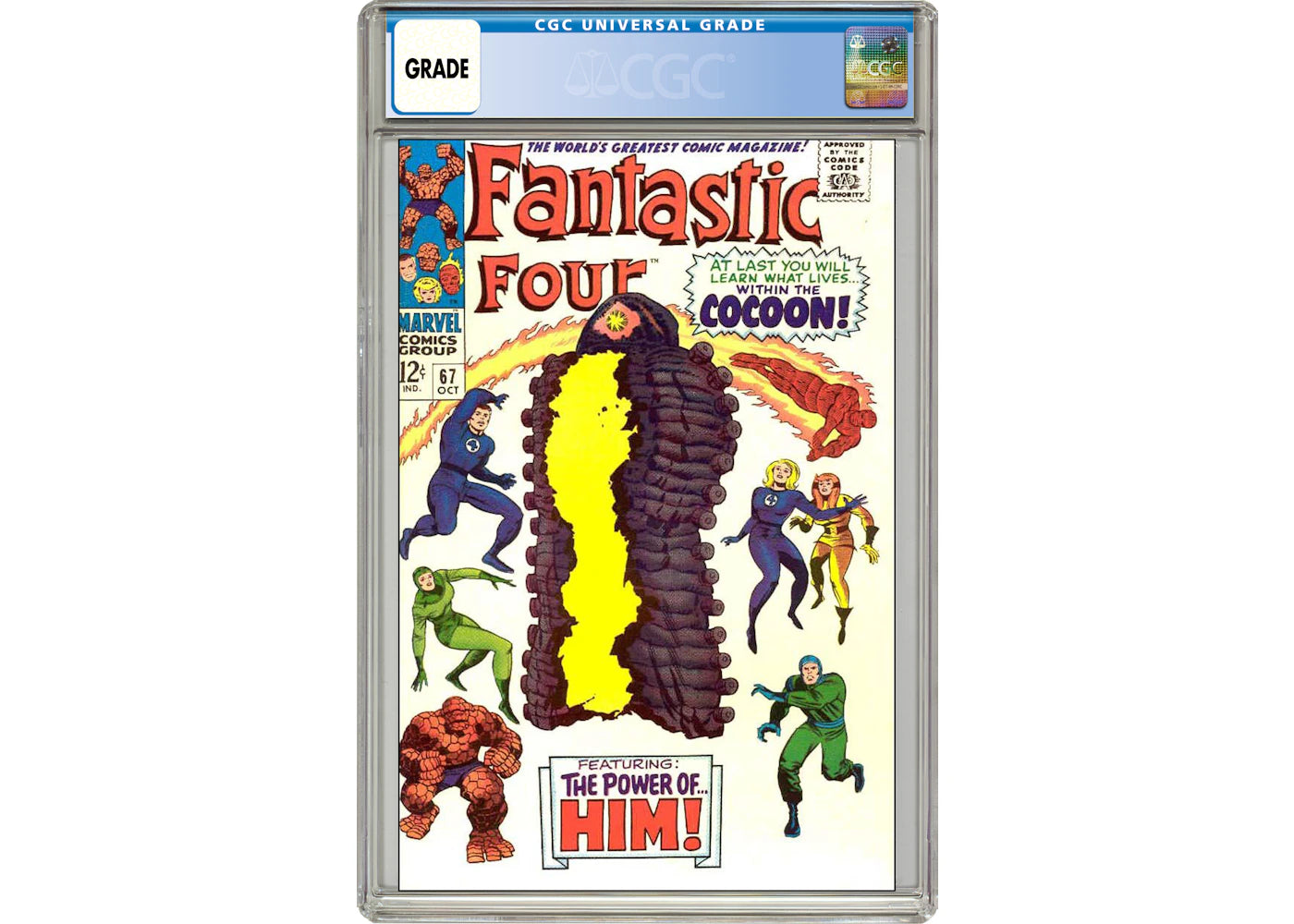 Marvel Fantastic Four #67 (1st App. of HIM) Comic Book CGC Graded