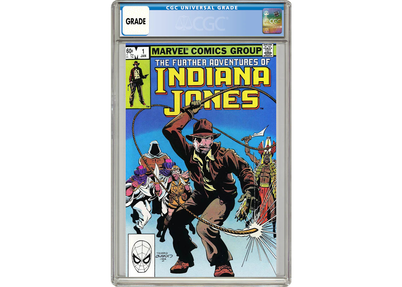Marvel Further Adventures of Indiana Jones (1983) #1 Comic Book CGC Graded