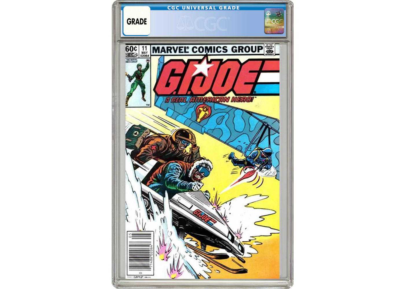 Marvel GI Joe (1982 Marvel) #11 Comic Book CGC Graded