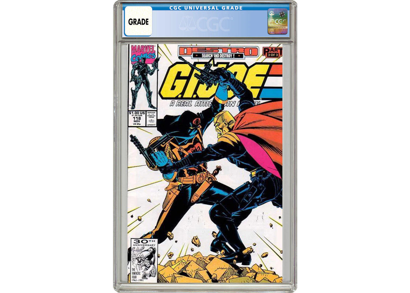 Marvel GI Joe (1982 Marvel) #118 Comic Book CGC Graded