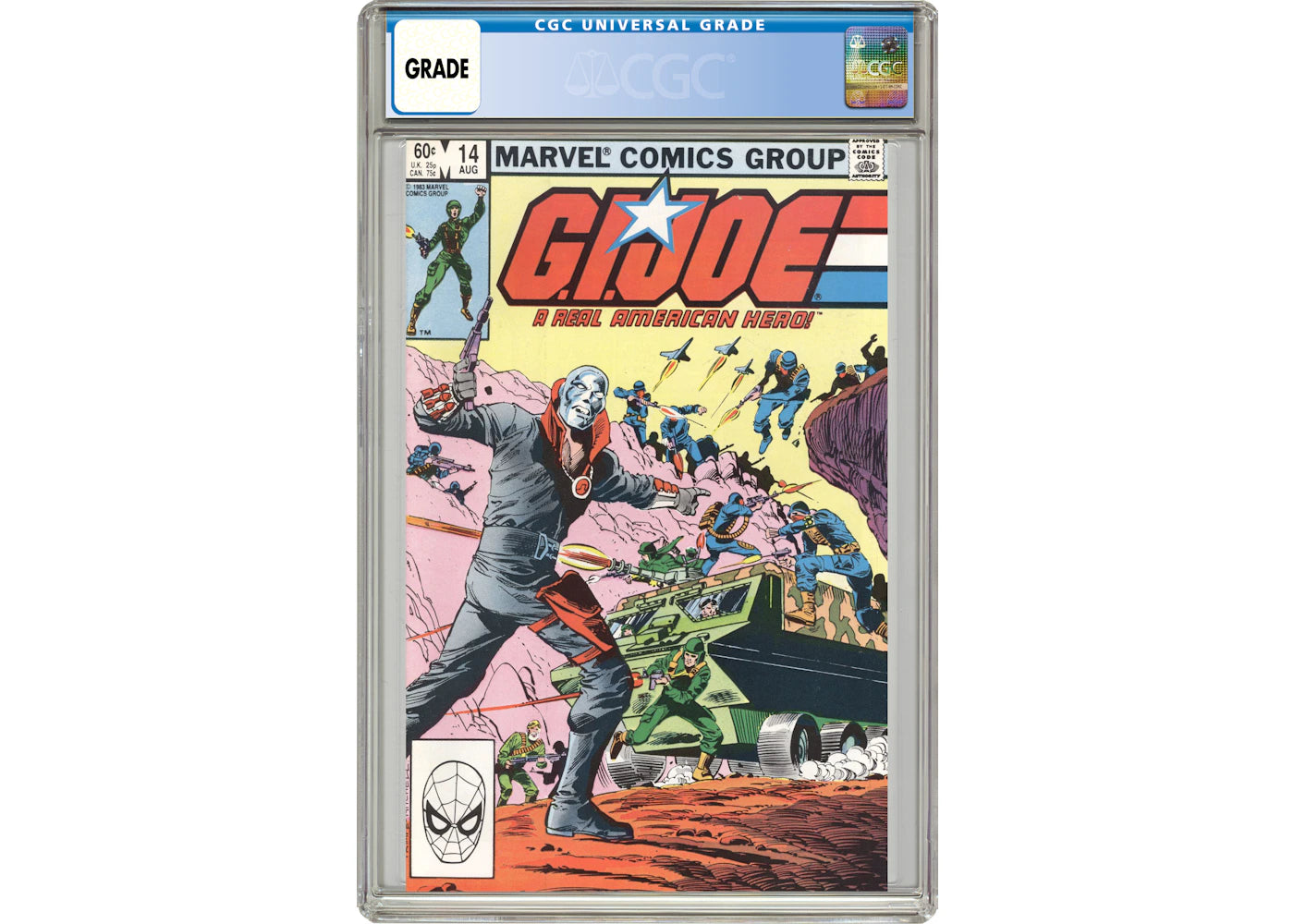 Marvel GI Joe (1982 Marvel) #14 Comic Book CGC Graded