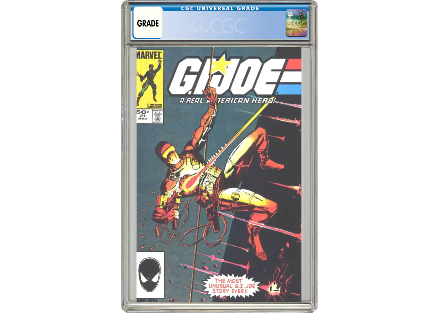 Marvel GI Joe (1982 Marvel) #21REP.3RD Comic Book CGC Graded
