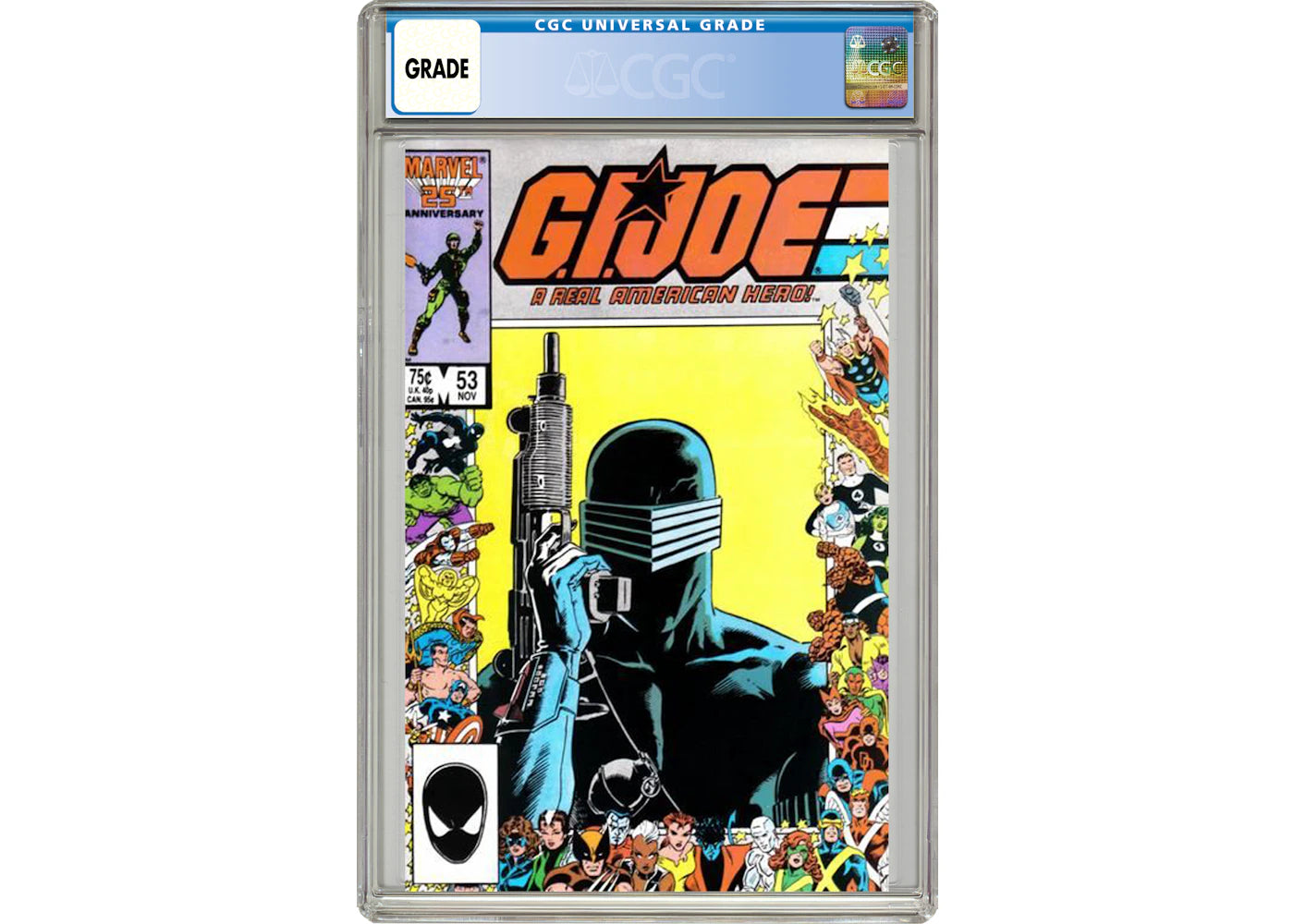 Marvel GI Joe (1982 Marvel) #53 Comic Book CGC Graded