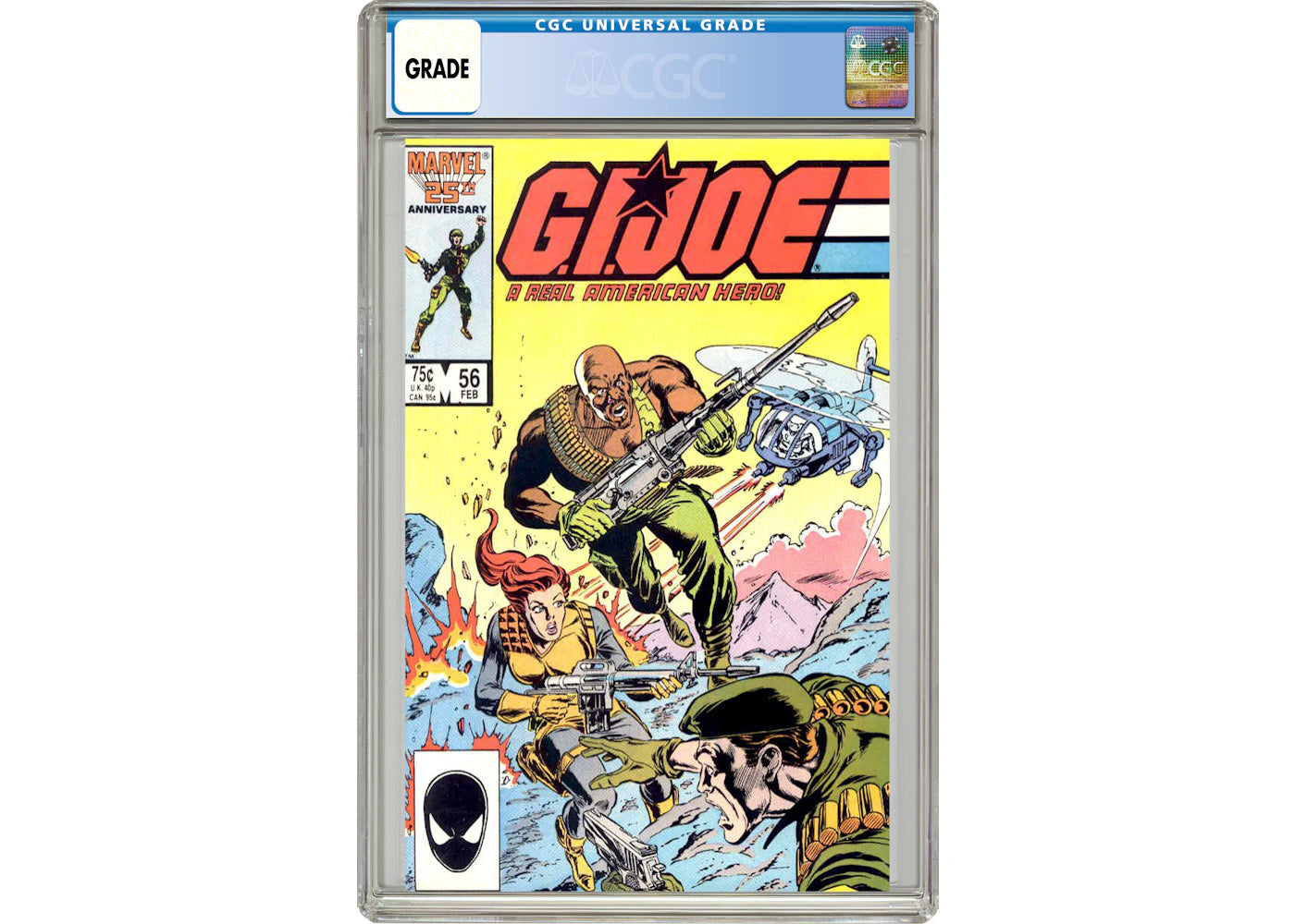Marvel GI Joe (1982 Marvel) #56 Comic Book CGC Graded