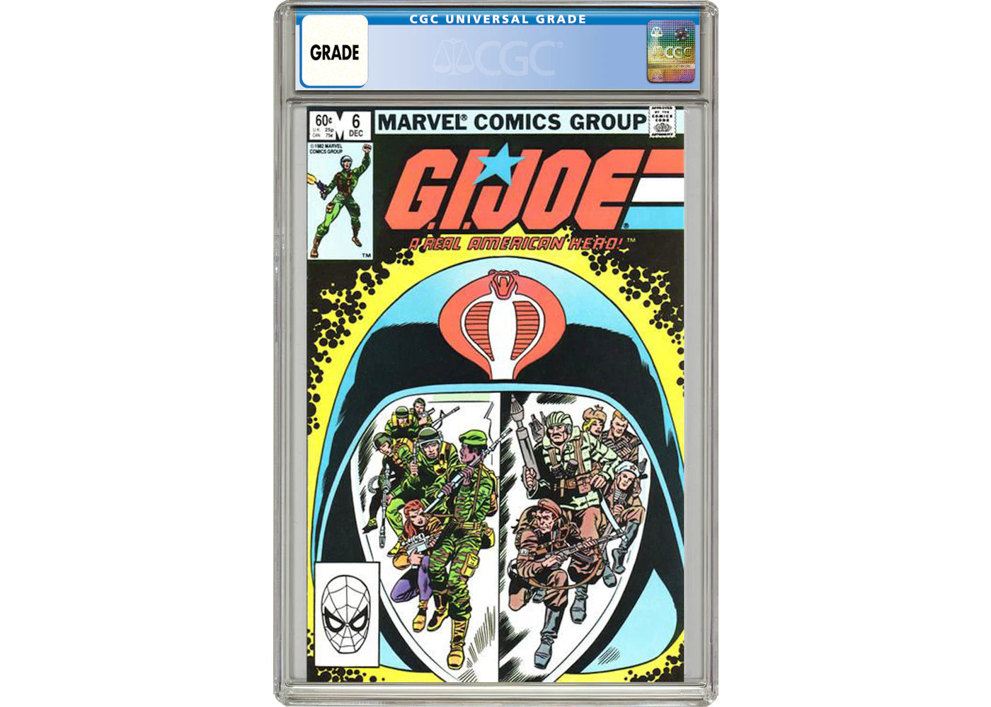 Marvel GI Joe (1982 Marvel) #6 Comic Book CGC Graded