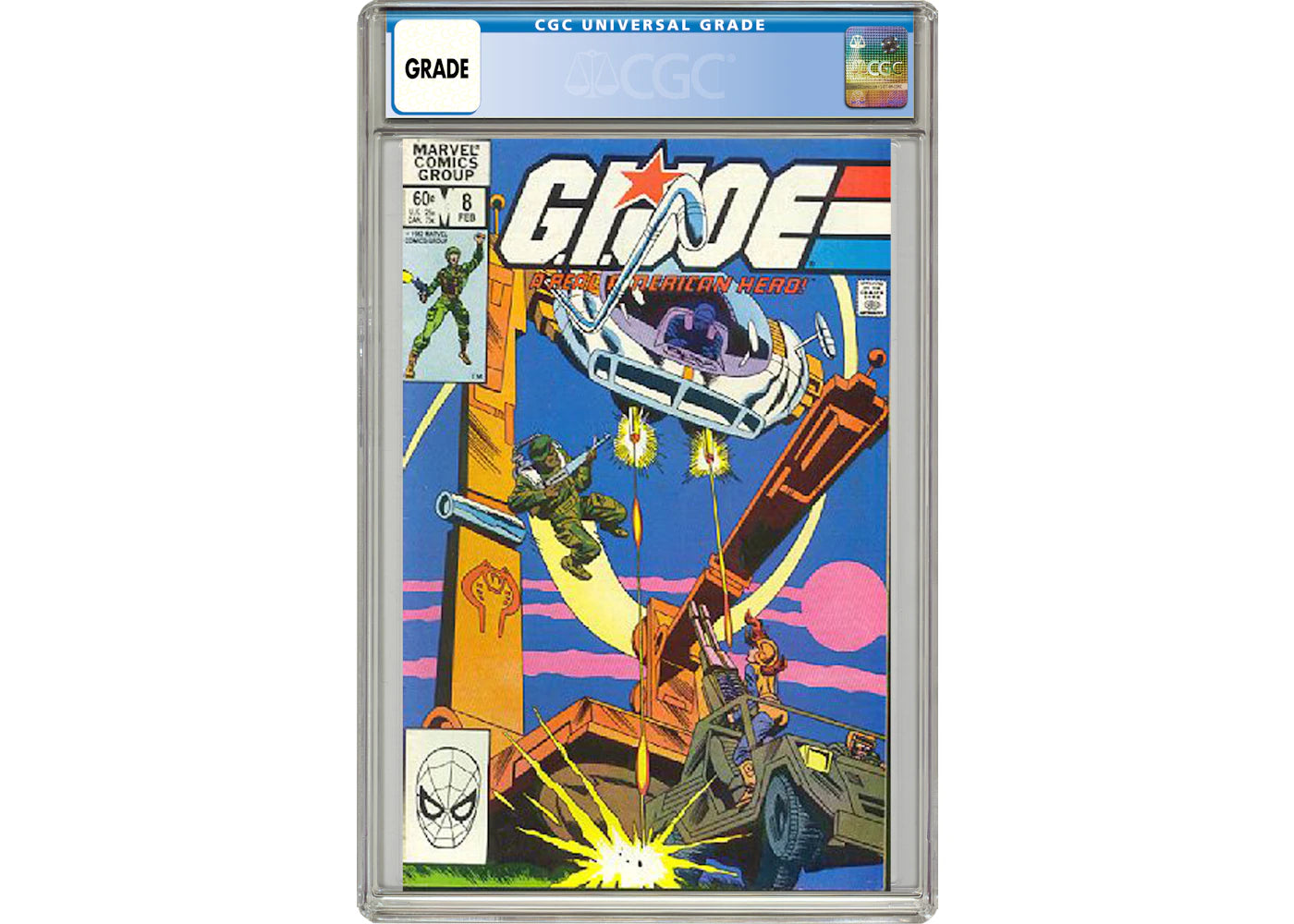 Marvel GI Joe (1982 Marvel) #8 Comic Book CGC Graded