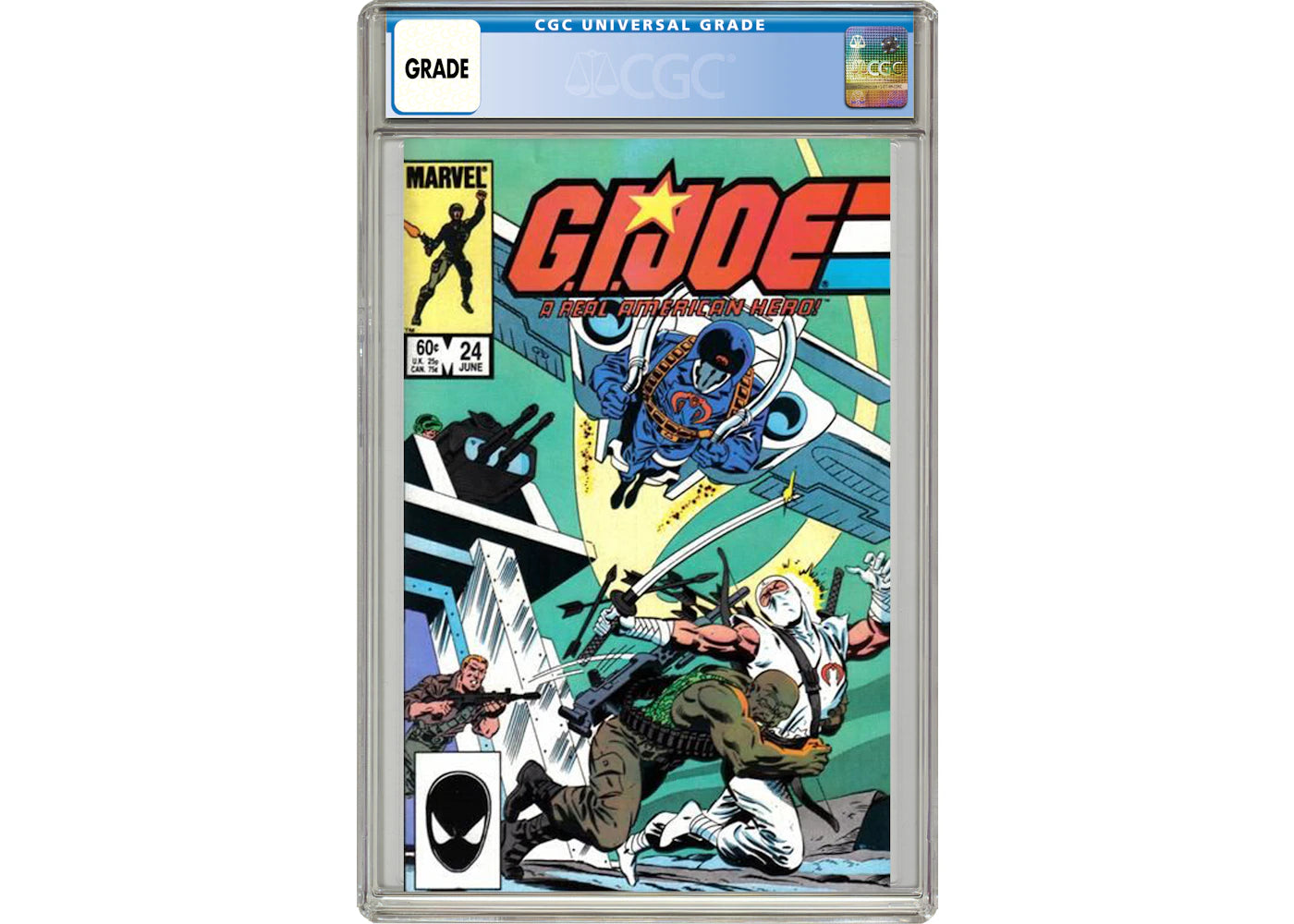 Marvel GI Joe #24 (1st App. of Firefly) Comic Book CGC Graded