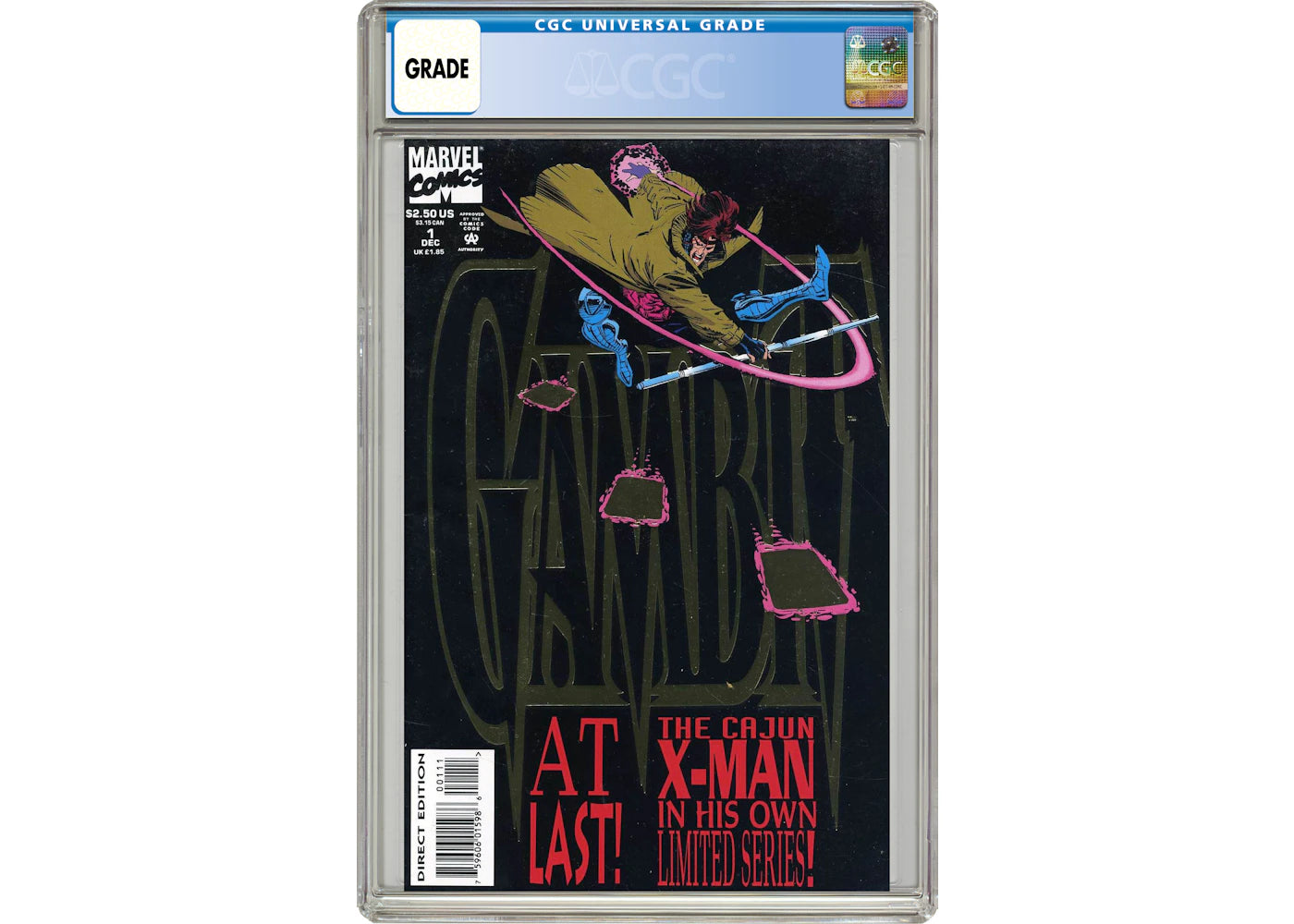 Marvel Gambit (1993 1st Series Marvel) #1A Comic Book CGC Graded
