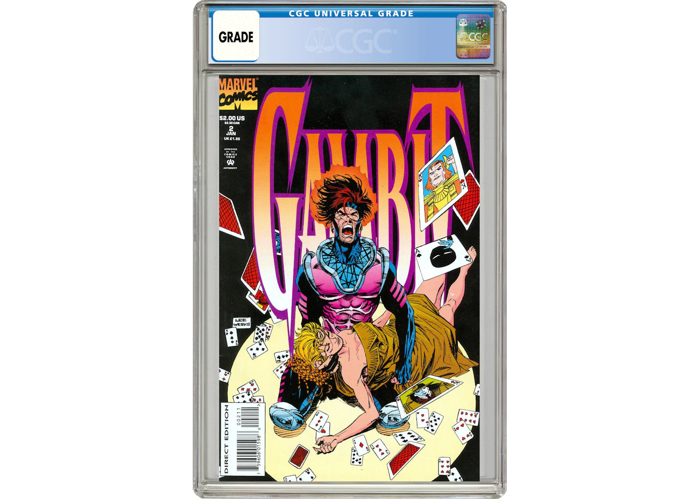Marvel Gambit (1993 1st Series Marvel) #2 Comic Book CGC Graded