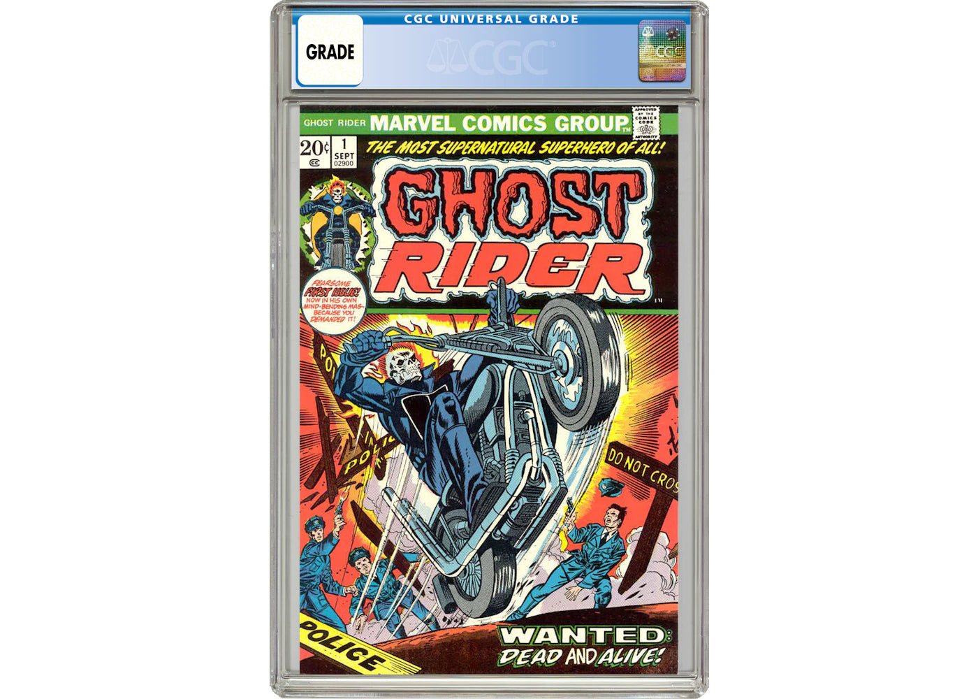 Marvel Ghost Rider #1 Comic Book CGC Graded