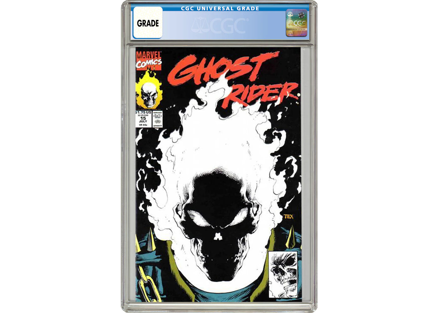 Marvel Ghost Rider #15 Comic Book CGC Graded