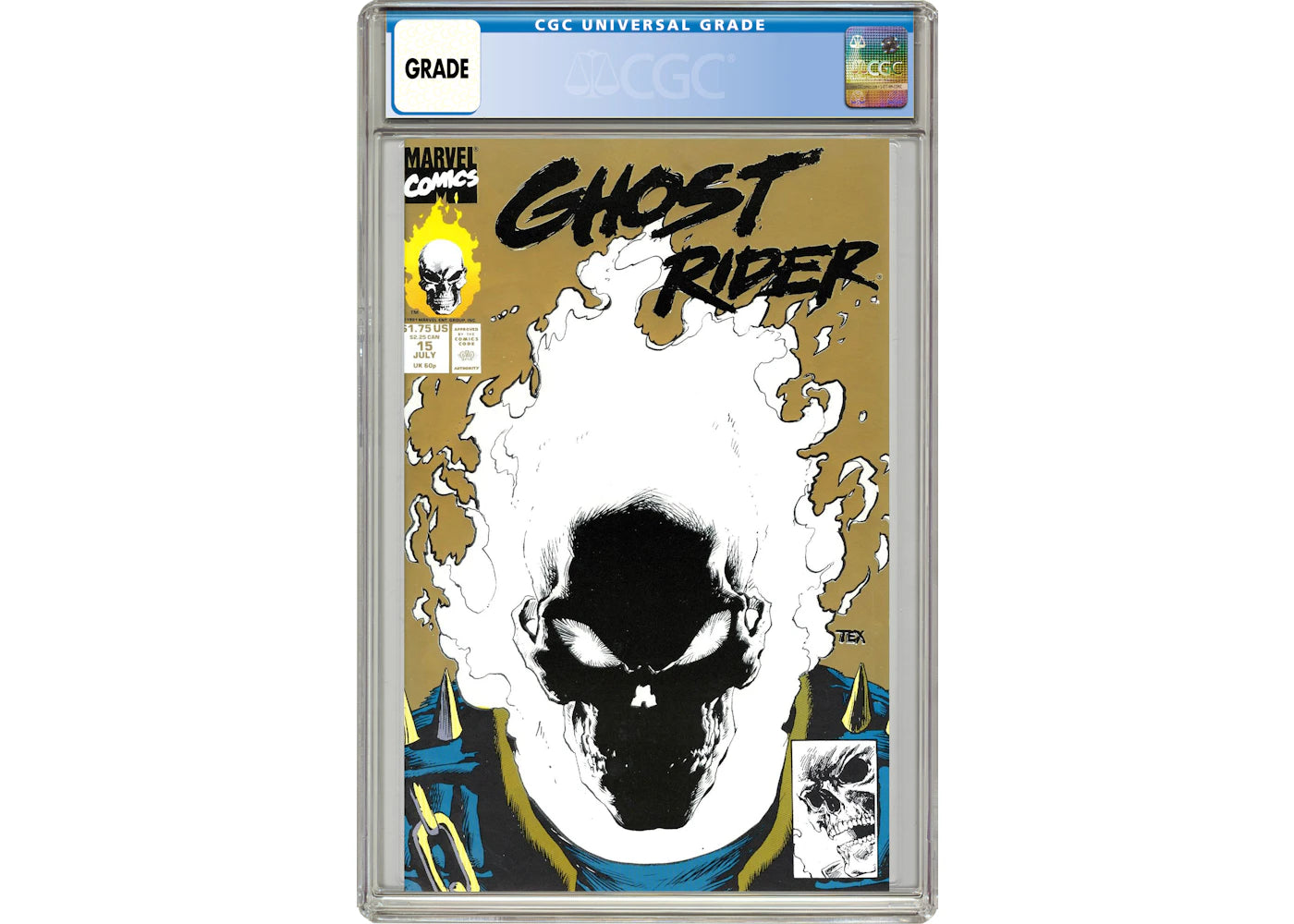 Marvel Ghost Rider (1990 2nd Series) #15REP Comic Book CGC Graded