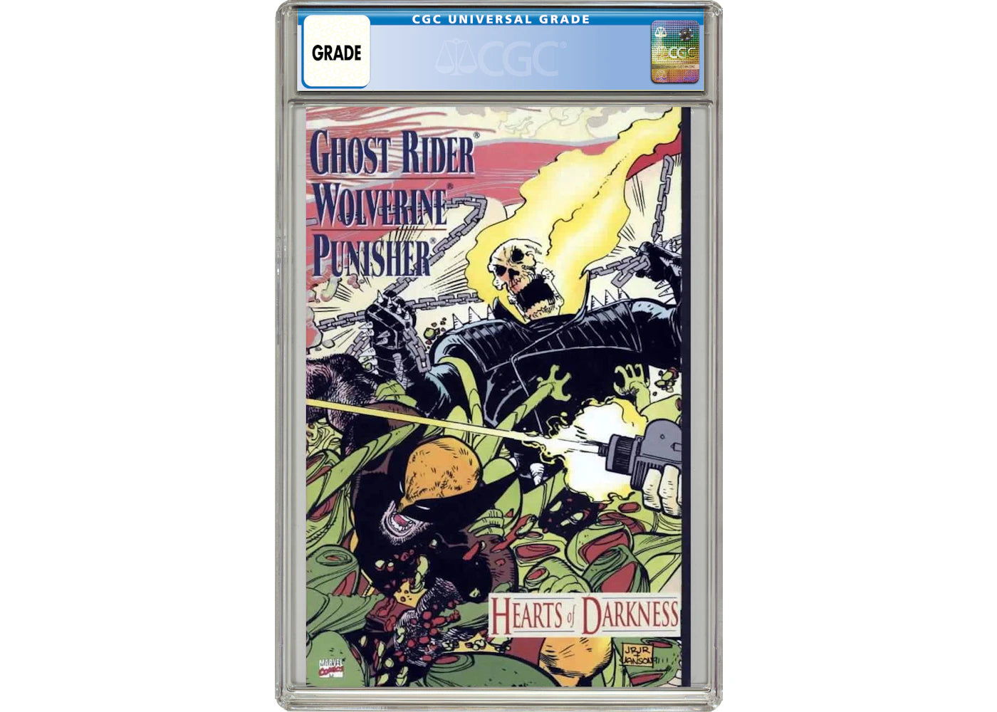 Marvel Ghost Rider Wolverine Punisher Hearts of Darkness (1991) #1 Comic Book CGC Graded