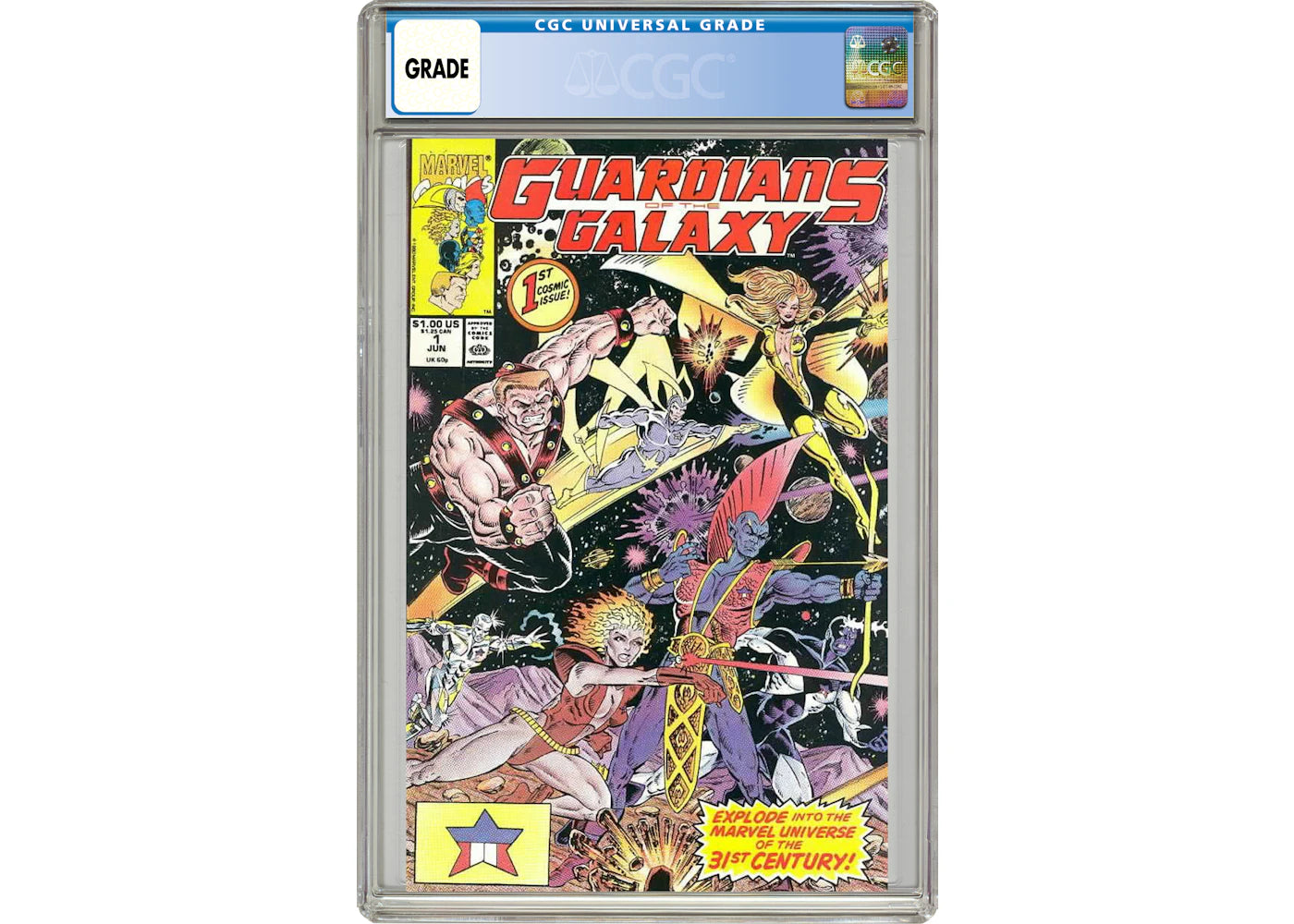 Marvel Guardians of the Galaxy (1990 1st Series) #1 Comic Book CGC Graded