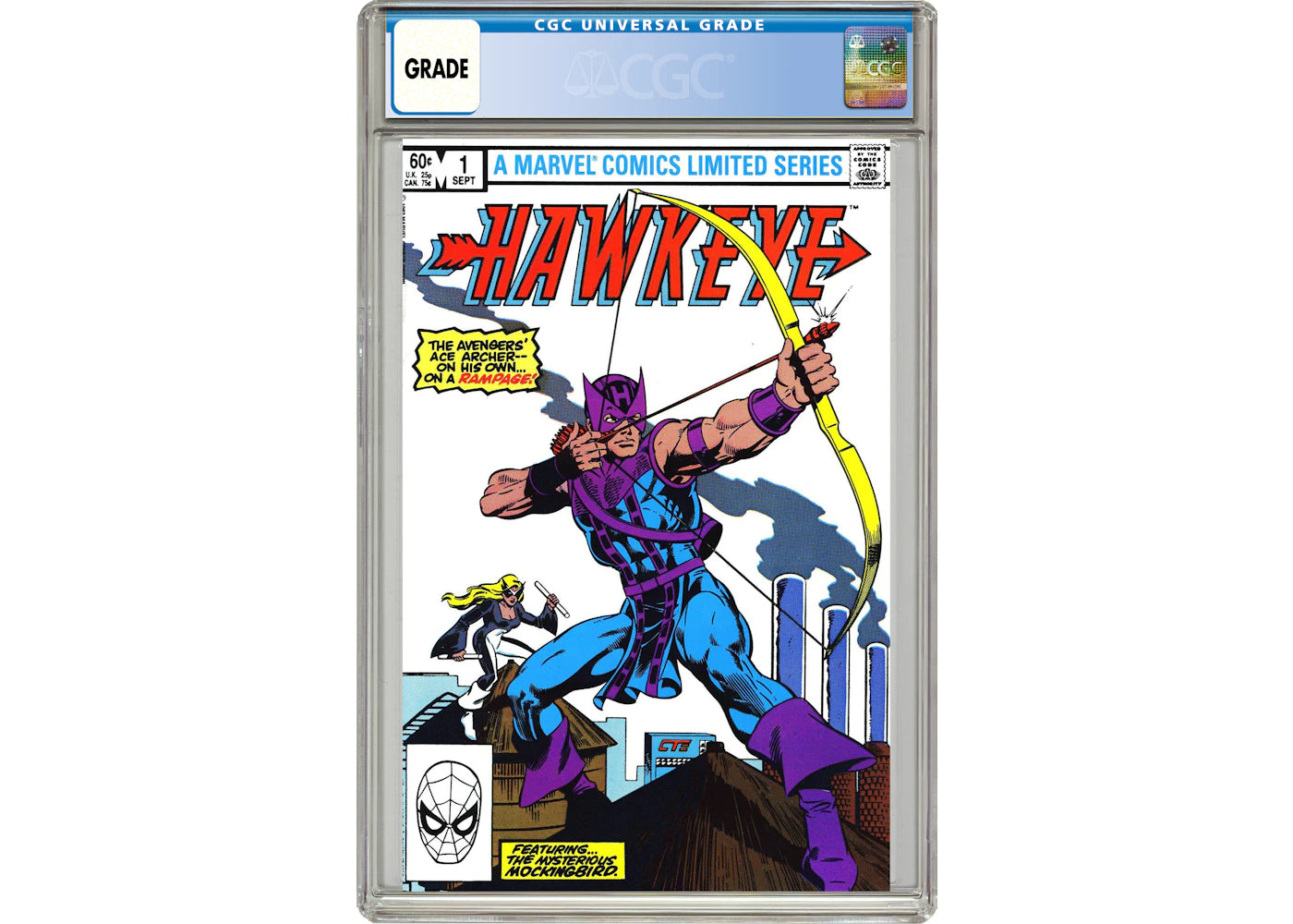 Marvel Hawkeye (1983 1st Series) #1 Comic Book CGC Graded