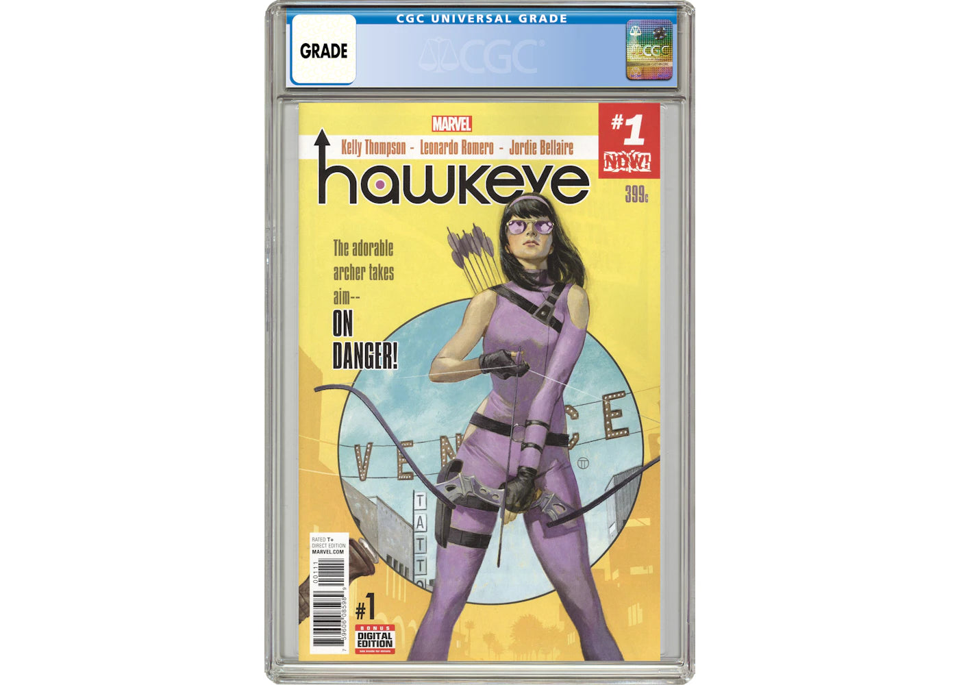 Marvel Hawkeye (2016) #1A Comic Book CGC Graded