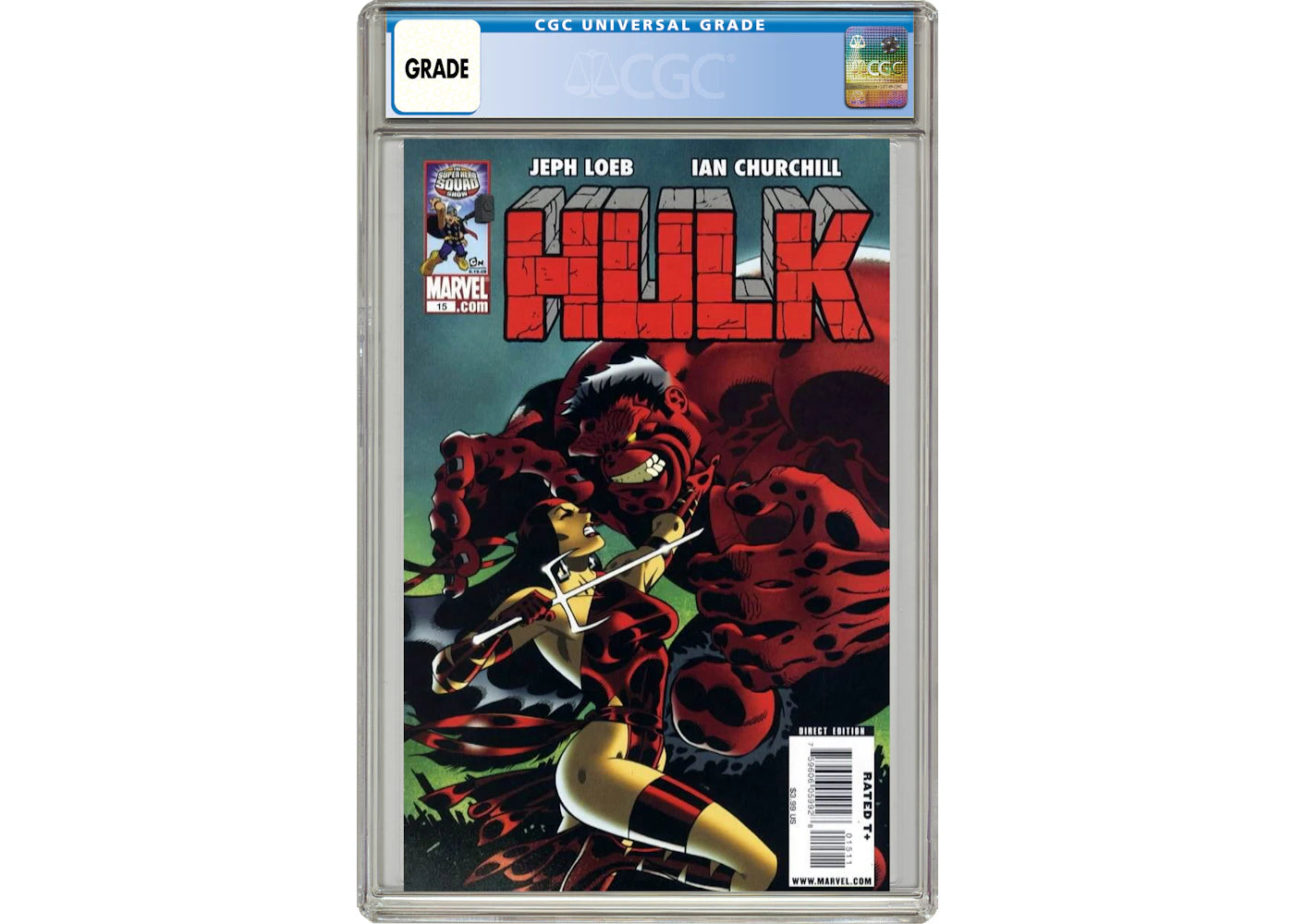 Marvel Hulk (2008 Marvel) #15A Comic Book CGC Graded