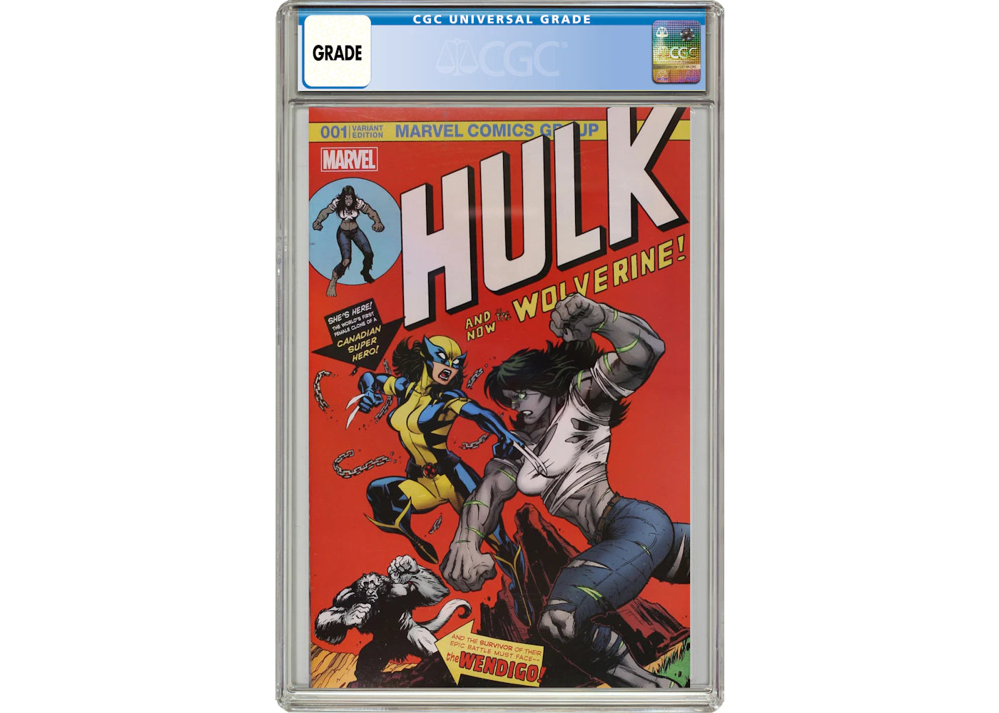 Marvel Hulk (2017 Marvel) #1HOC/CBCS.A Comic Book CGC Graded