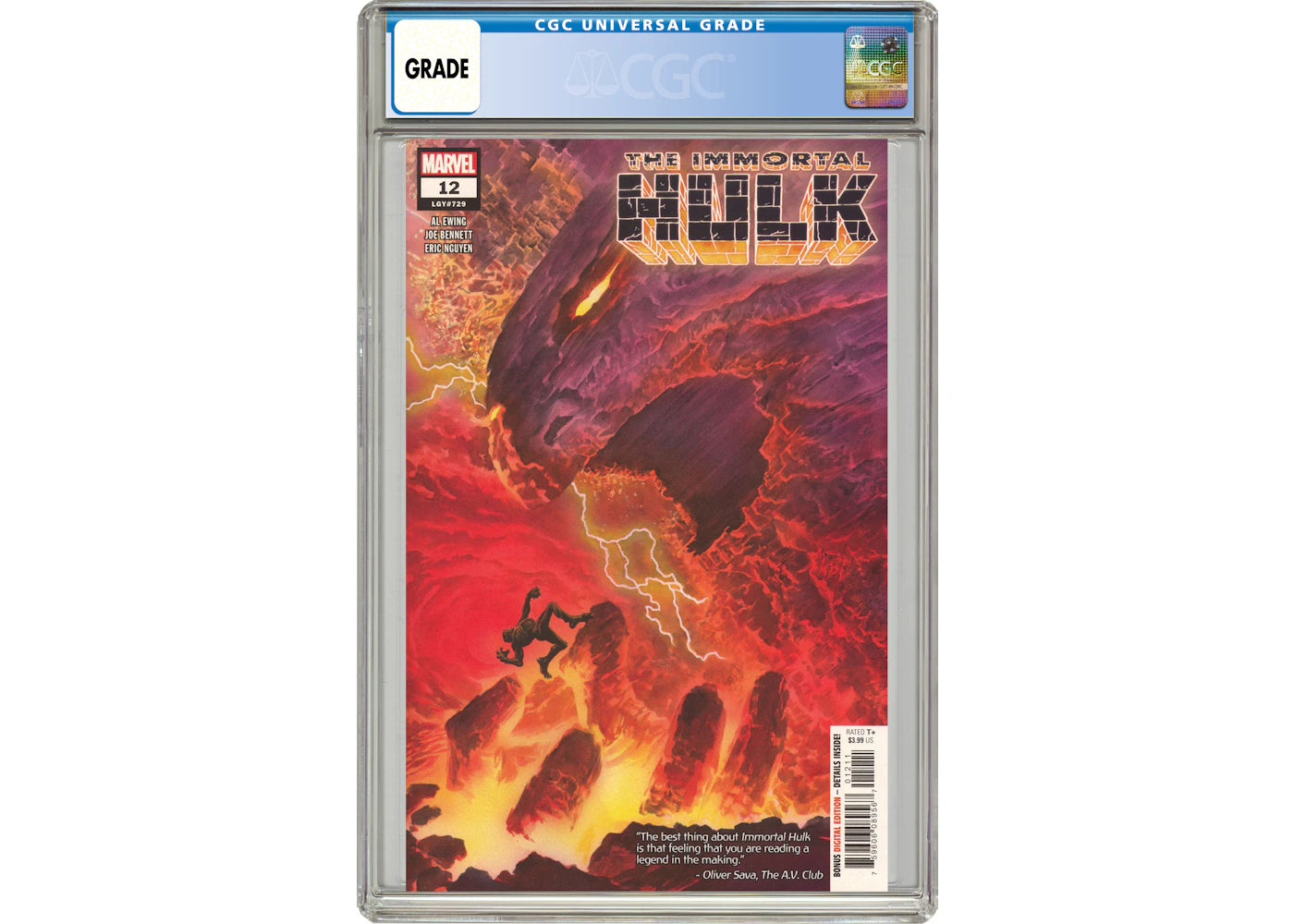 Marvel Immortal Hulk (2018 Marvel) #12A Comic Book CGC Graded