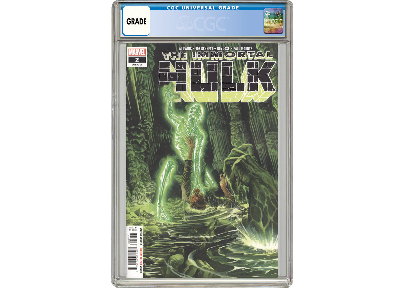 Marvel Immortal Hulk (2018 Marvel) #2A Comic Book CGC Graded