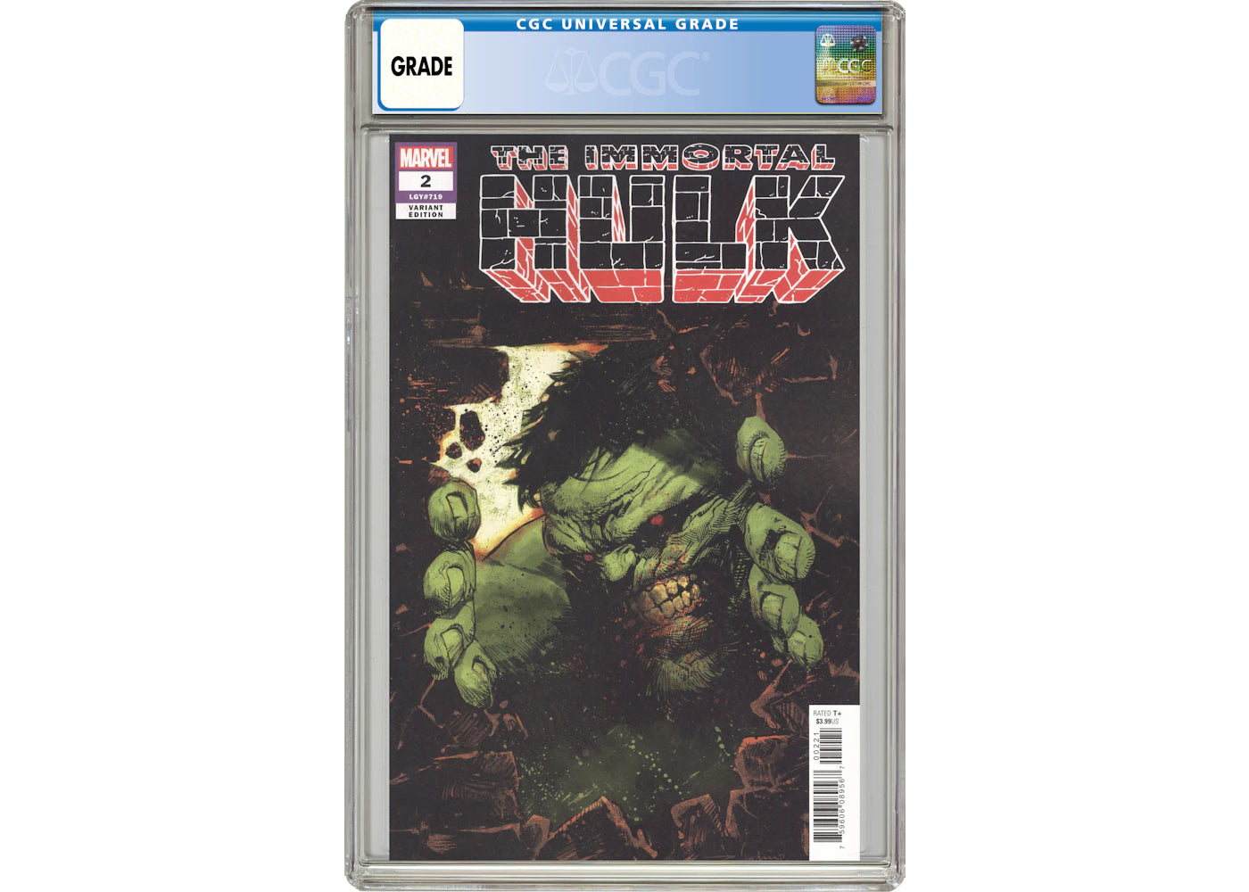 Marvel Immortal Hulk (2018 Marvel) #2B Comic Book CGC Graded