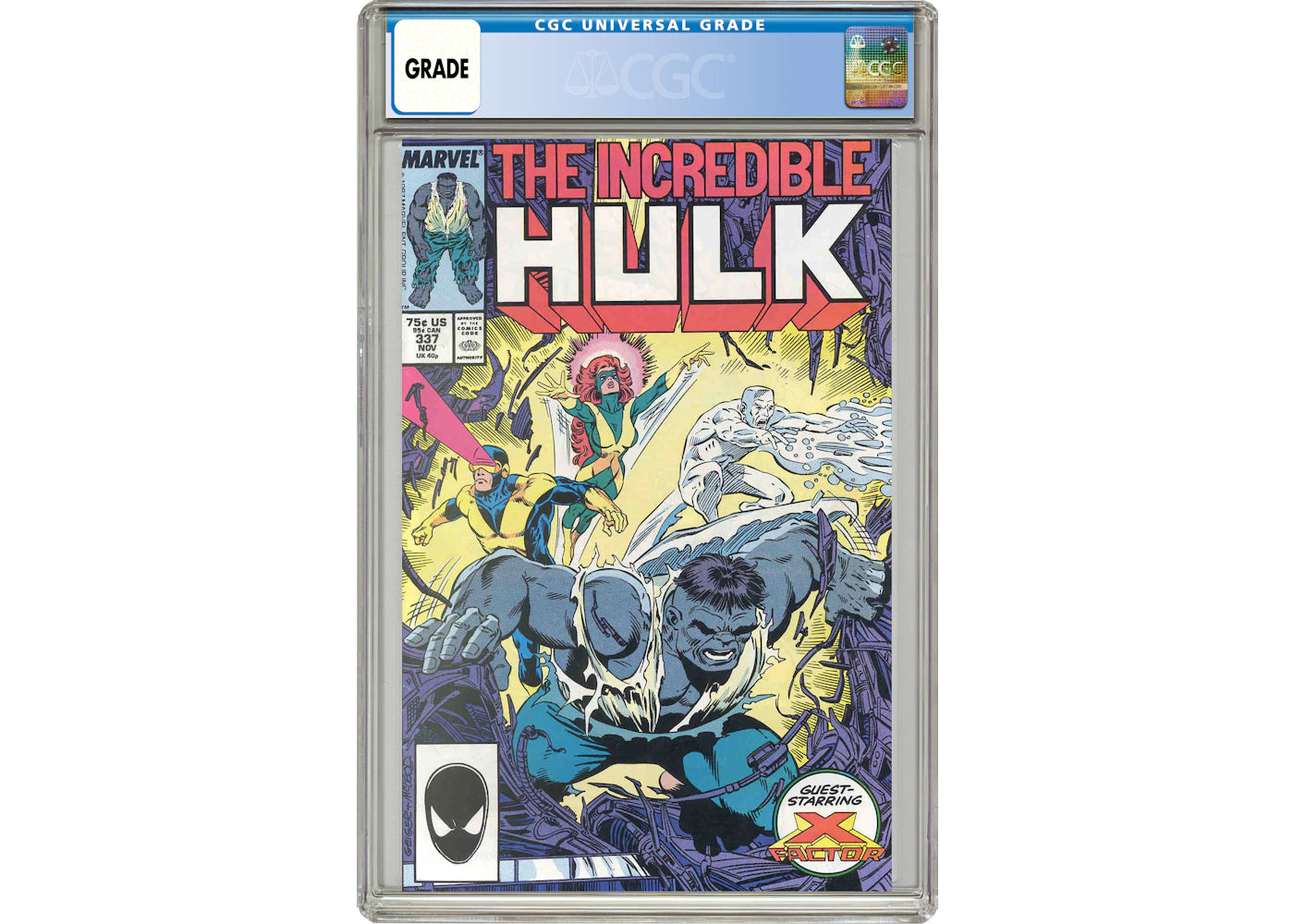 Marvel Incredible Hulk (1962 Marvel 1st Series) #337 Comic Book CGC Graded