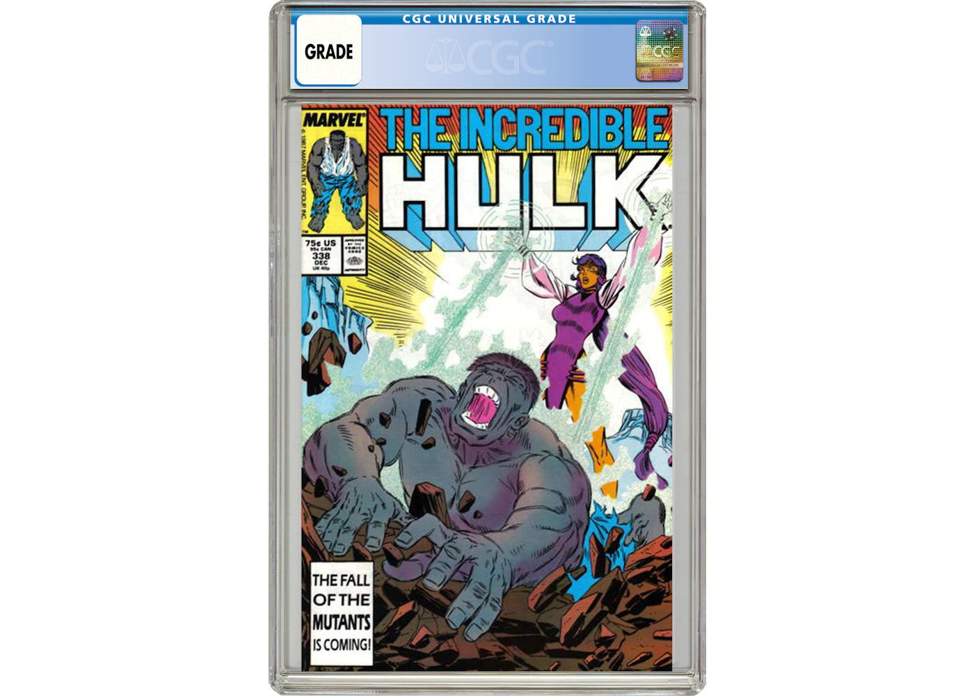 Marvel Incredible Hulk (1962 Marvel 1st Series) #338 Comic Book CGC Graded