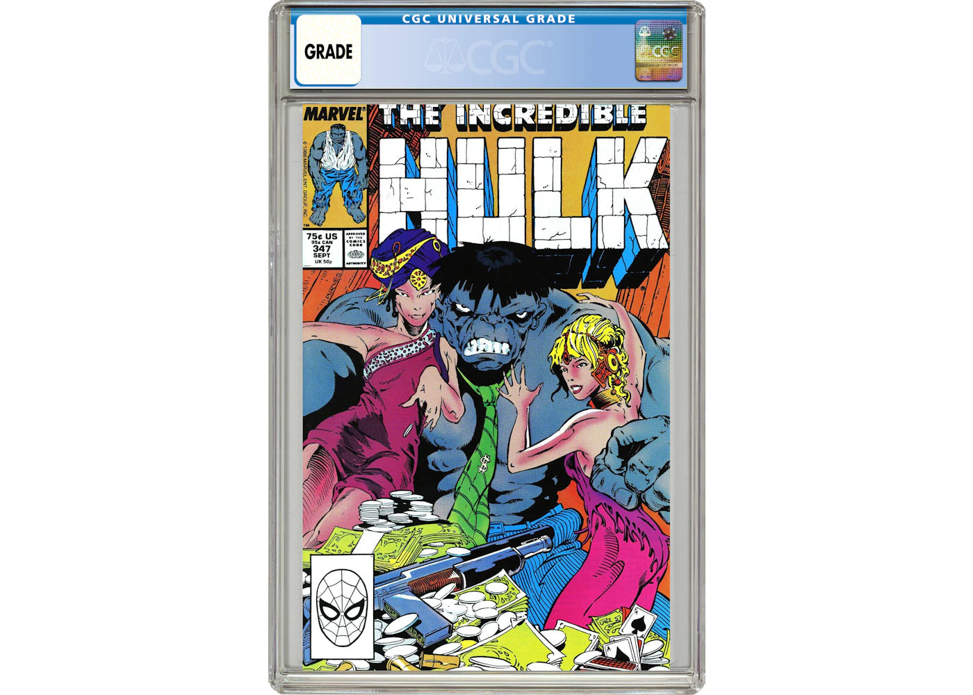 Marvel Incredible Hulk (1962 Marvel 1st Series) #347 Comic Book CGC Graded
