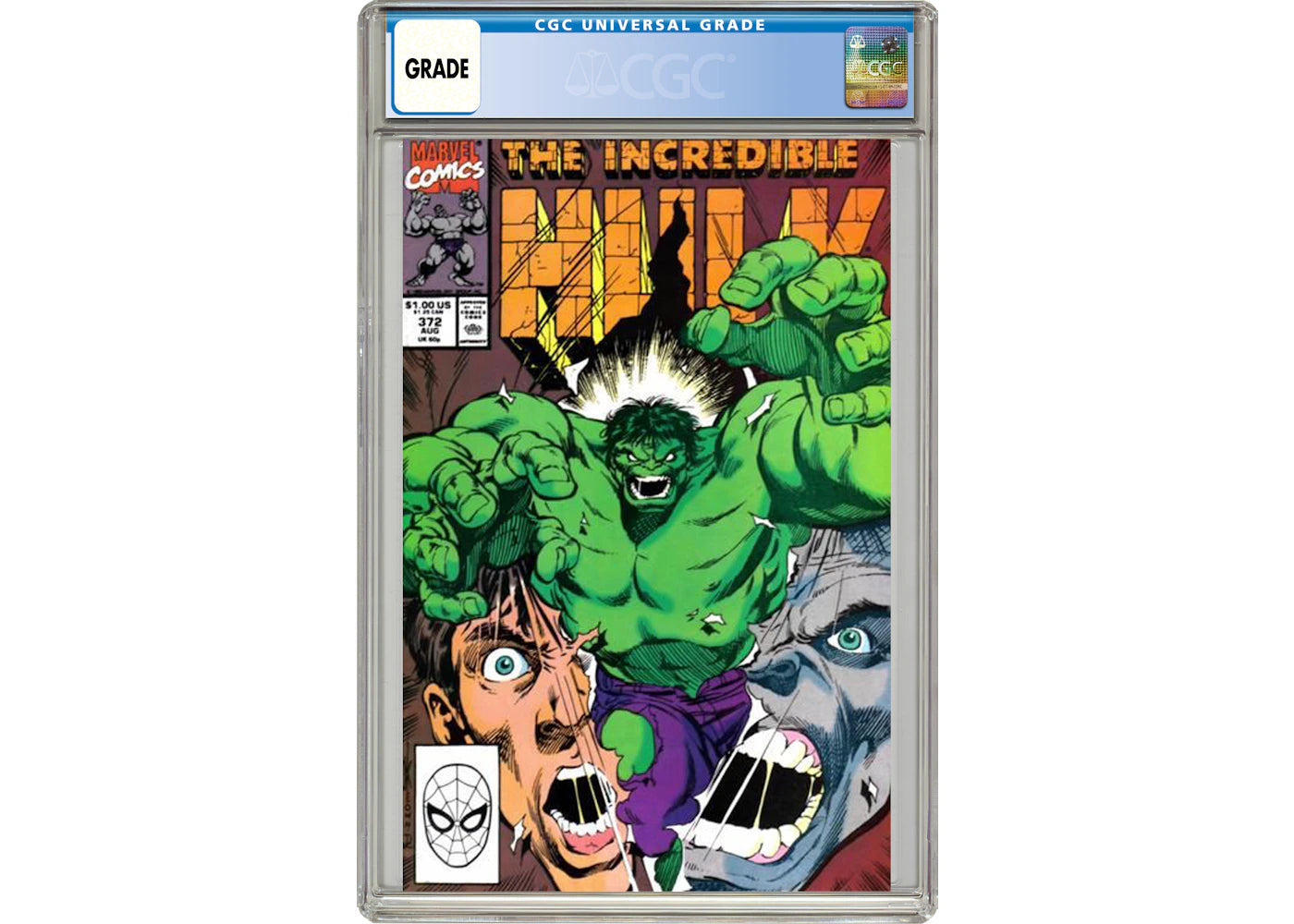 Marvel Incredible Hulk (1962 Marvel 1st Series) #372 Comic Book CGC Graded