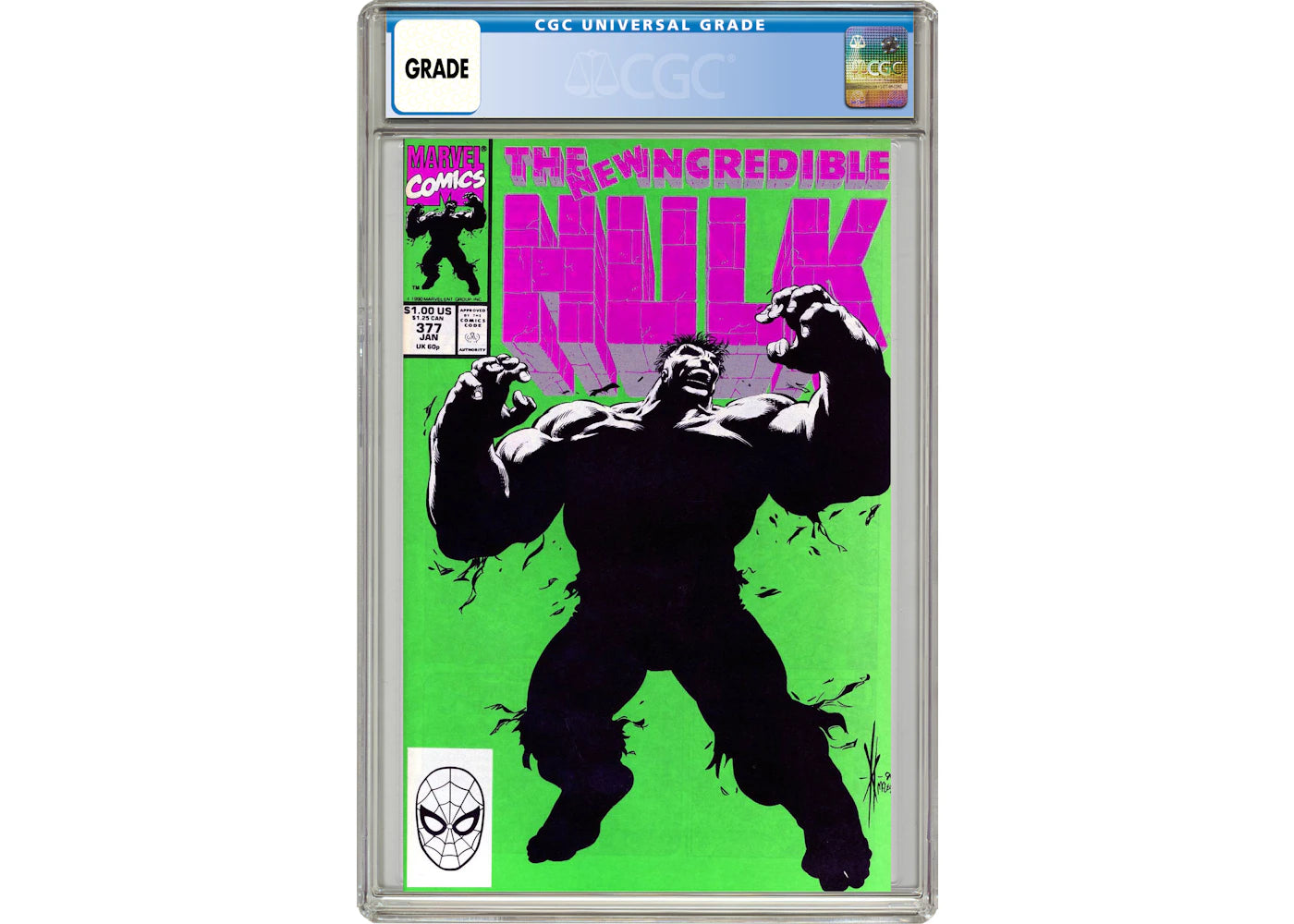 Marvel Incredible Hulk #377 Comic Book CGC Graded
