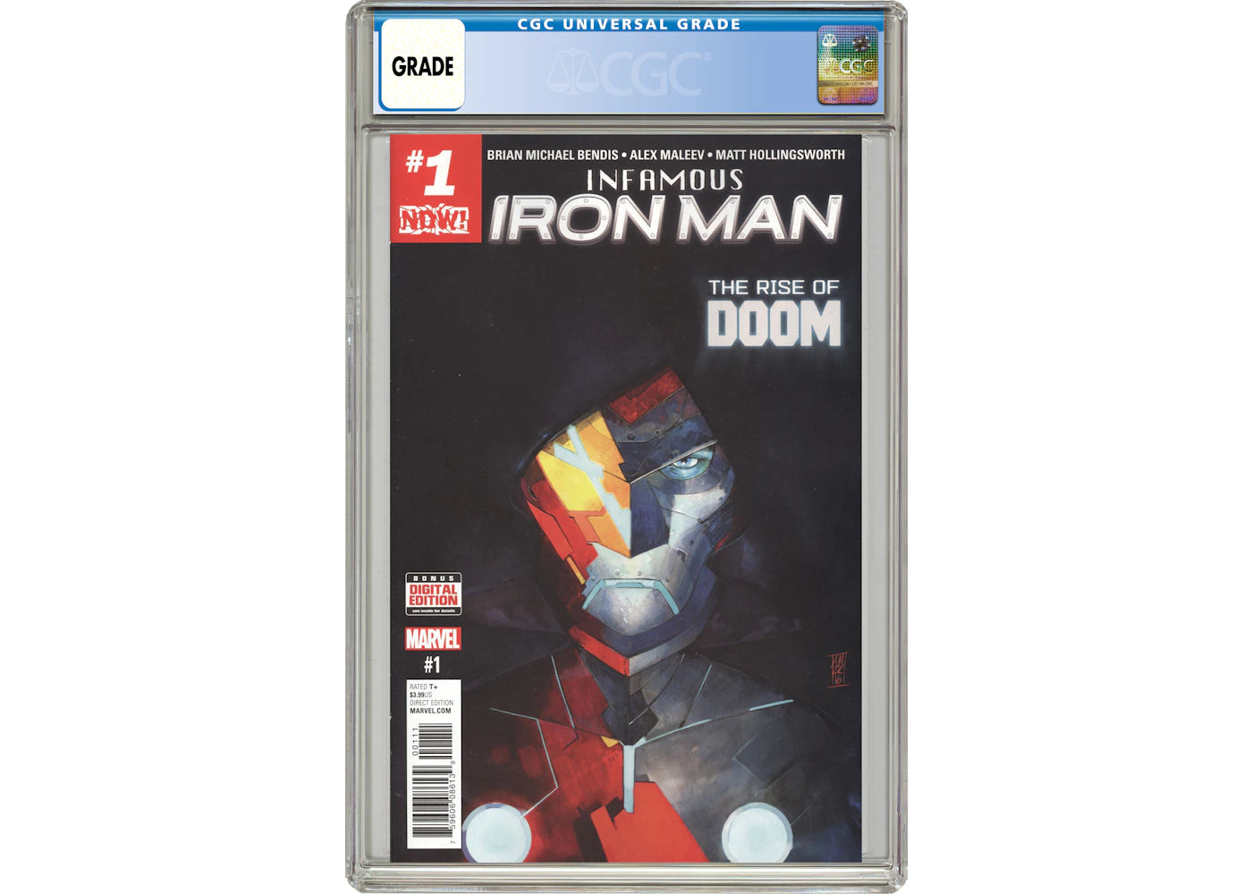 Marvel Infamous Iron Man (2016) Now #1A Comic Book CGC Graded